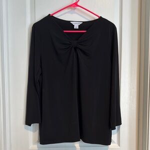 Liz Claiborne knot detailed blouse